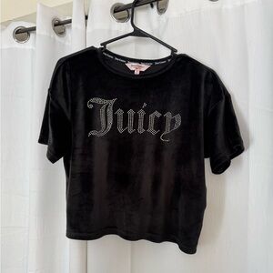 Juicy Couture Black Y2K Top